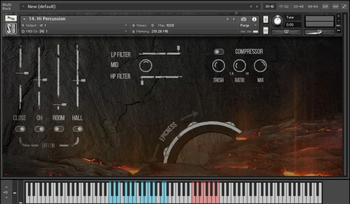Percussion Elements 2 KONTAKT interface