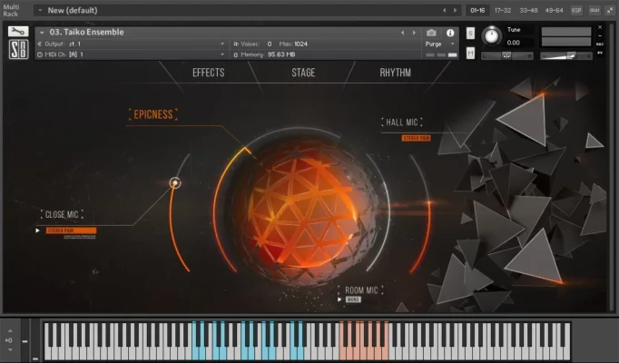 Percussion Elements 3 KONTAKT interface
