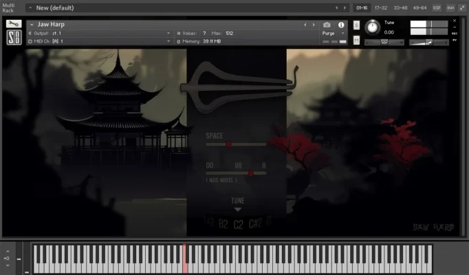 Jaw Harp KONTAKT interface