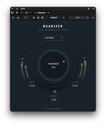 EVA Nearizer FX interface