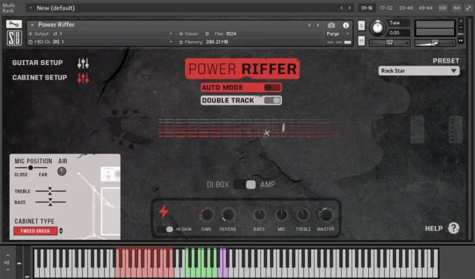 Power Riffer KONTAKT interface screenshot 4