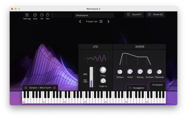 Retrowave 2 interface screenshot 4
