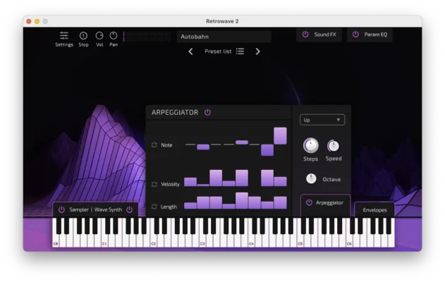 Retrowave 2 interface screenshot 5